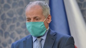 Epidemiolog a náměstek ministra zdravotnictví Roman Prymula na tiskové konferenci po jednání vlády (14.4.2020)