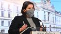 Členové vlády na tiskové konferenci ke koronaviru: Ministryně práce a sociálních věcí Jana Maláčová (19.3.2020)