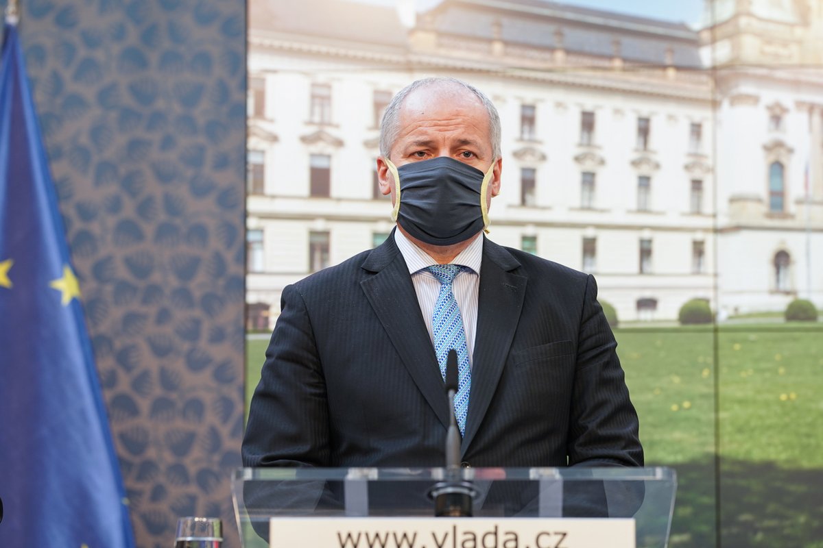 Jednání vlády o koronaviru: náměstek ministra zdravotnictví Roman Prymula (9.4.2020)