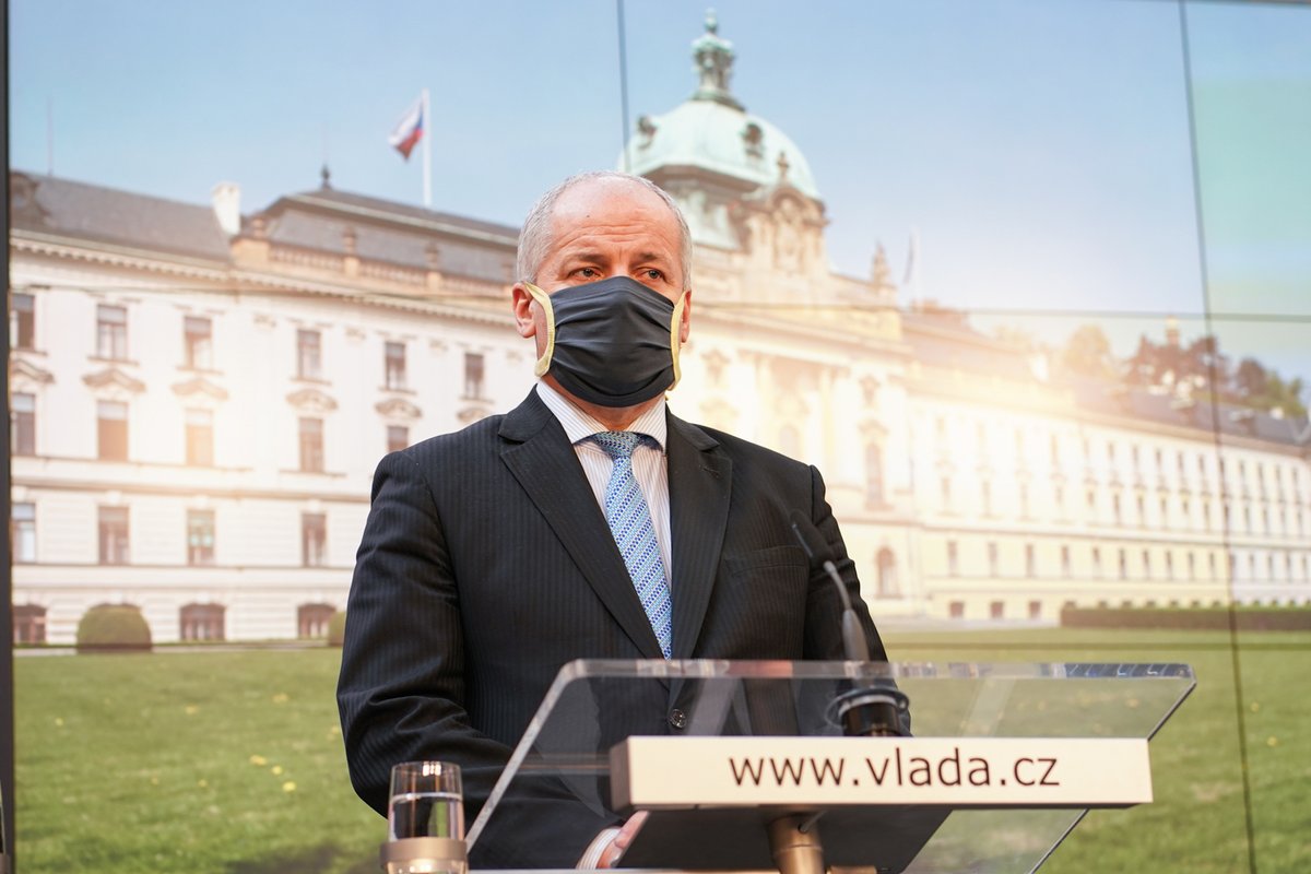 Jednání vlády o koronaviru: náměstek ministra zdravotnictví Roman Prymula (9.4.2020)