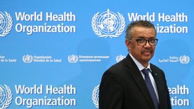 Generální ředitel Světové zdravotnické organizace (WHO) Tedros Adhanom Ghebreyesus.