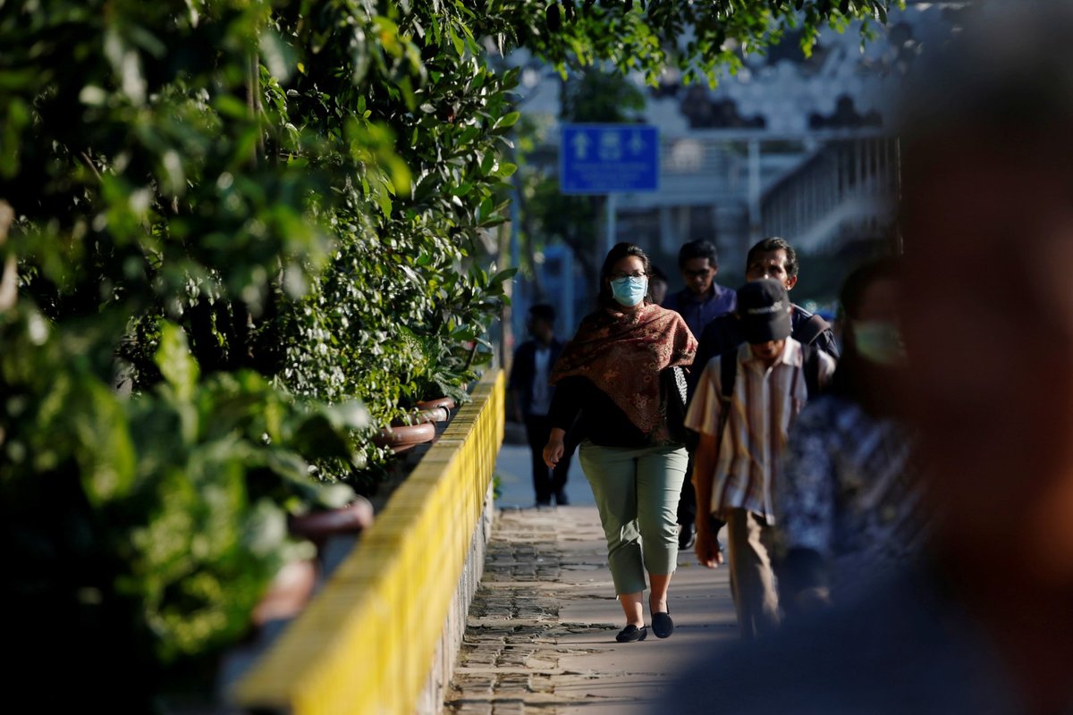 Život v indonéské Jakartě během epidemie koronaviru