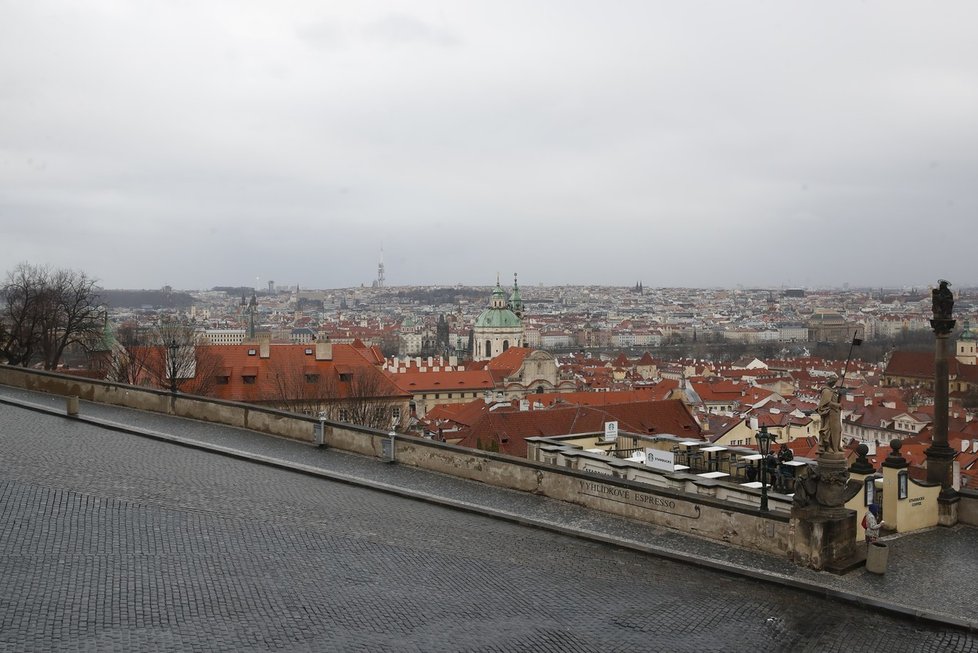 Praha bez turistů, 12.3.2020