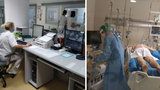 Na přístrojích a na břiše, tak vypadá nejtěžší průběh nemoci: Těchto pacientů je v Česku 77!