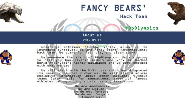 Ruští hackeři vracejí úder! Obvinili Ameriku z korupce ve sportu