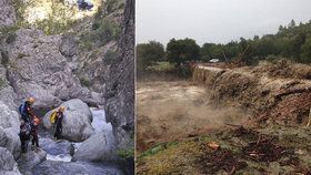 Při náhlé záplavě kaňonu na Korsice přišlo o život 5 lidí, mezi nimi i dítě