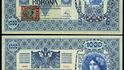 Provizorní emise kolkovaných československých bankovek