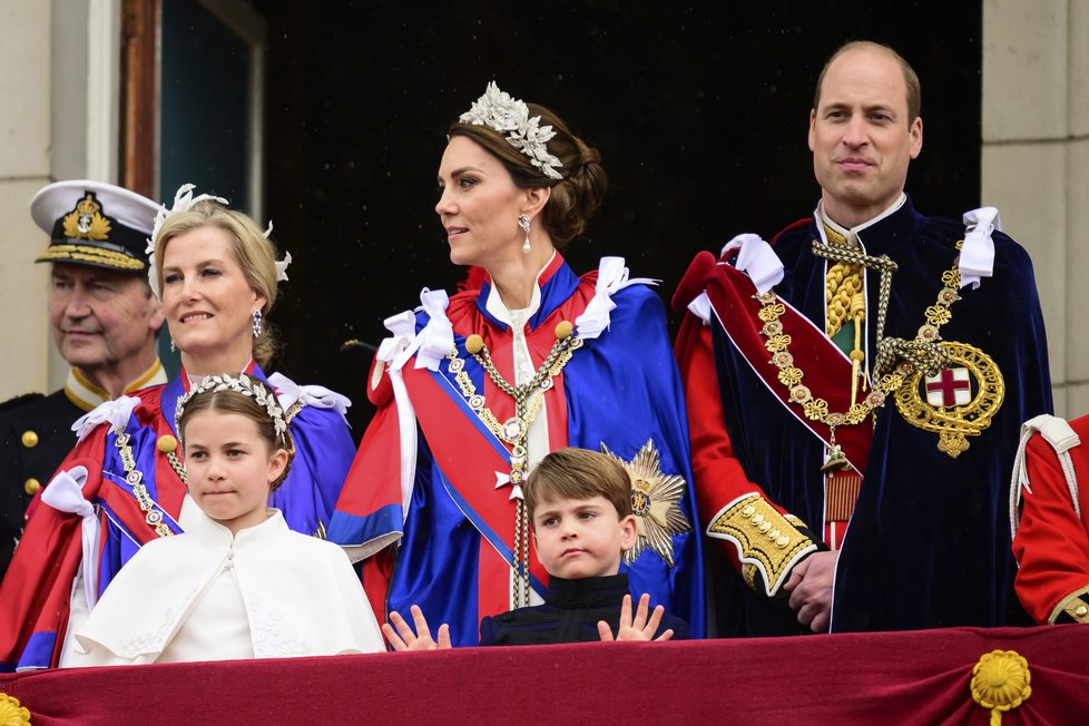 Princezna Kate při korunovaci