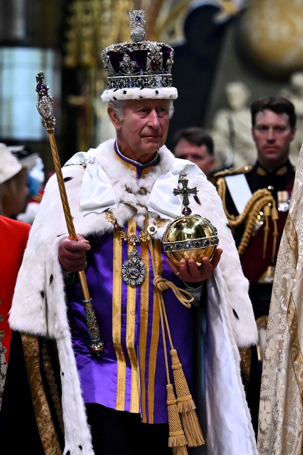 Korunovace krále Karla III.: Odjezd z Westminsterského opatství