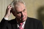 Miloš Zeman nebyl tento týden zrovna ve své kůži