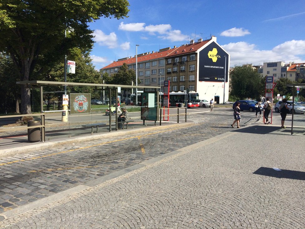 Autobusové nádraží u Vítězného náměstí