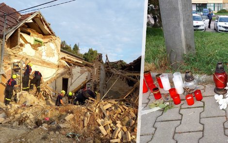 Výbuch v Koryčanech ve Zlínském kraji usmrtil dva hasiče.