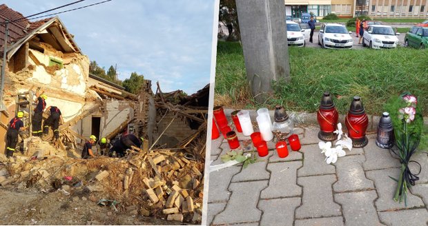 Tragický výbuch domu v Koryčanech: To já jsem měla zemřít, řekla plačící matka mrtvého hasiče