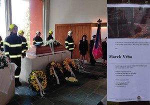V Koryčanech se rozloučili s tragicky zesnulým dobrovolným hasičem Markem.