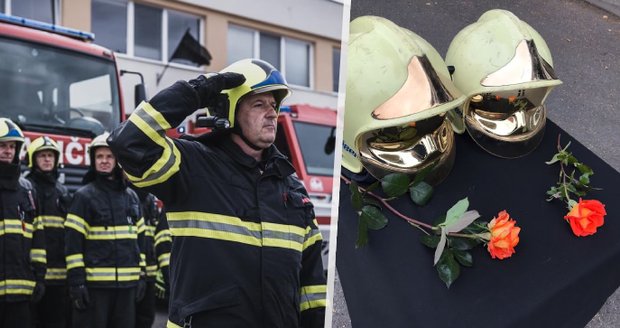 Smrt Marka a Jaroslava v Koryčanech zasáhla hasiče po celé republice: Černá vlajka u každé hasičárny