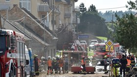 V Koryčanech na Zlínsku došlo k výbuch v domě.