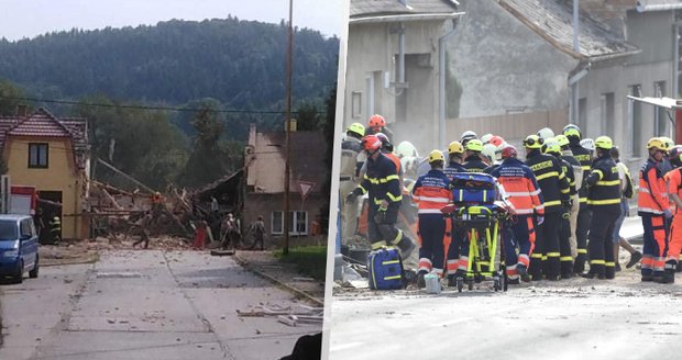 Tragický výbuch domu v Koryčanech: Zemřeli dva dobrovolní hasiči!