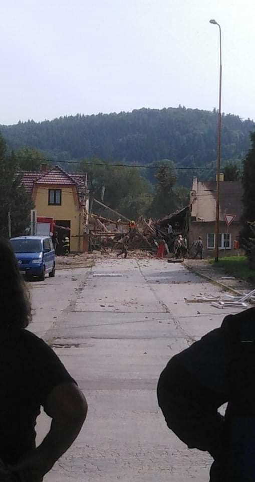 V Koryčanech na Zlínsku došlo k výbuch v domě.