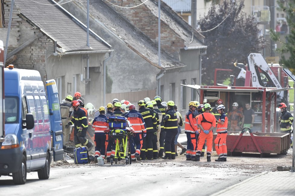 V Koryčanech na Zlínsku došlo k výbuchu v domě.