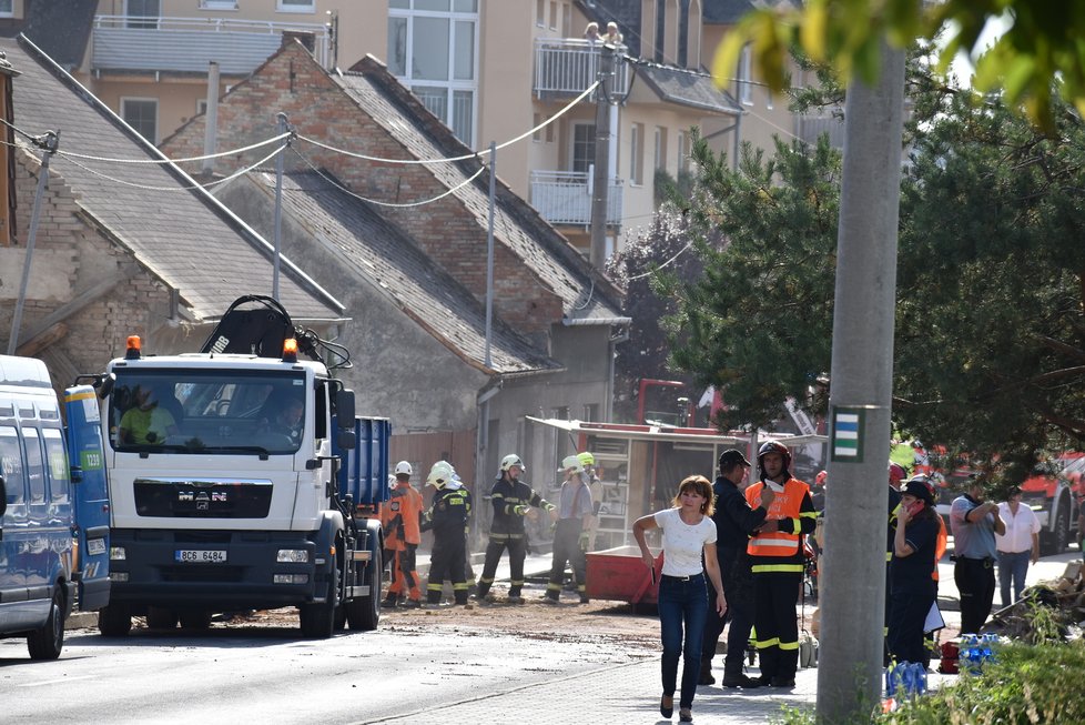 V Koryčanech na Zlínsku došlo k výbuchu v domě.