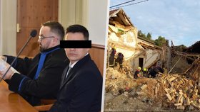 Při výbuchu domu v Koryčanech zemřeli hasiči Jaroslav a Marek: Hynek Š. (31) navrtal plynové potrubí