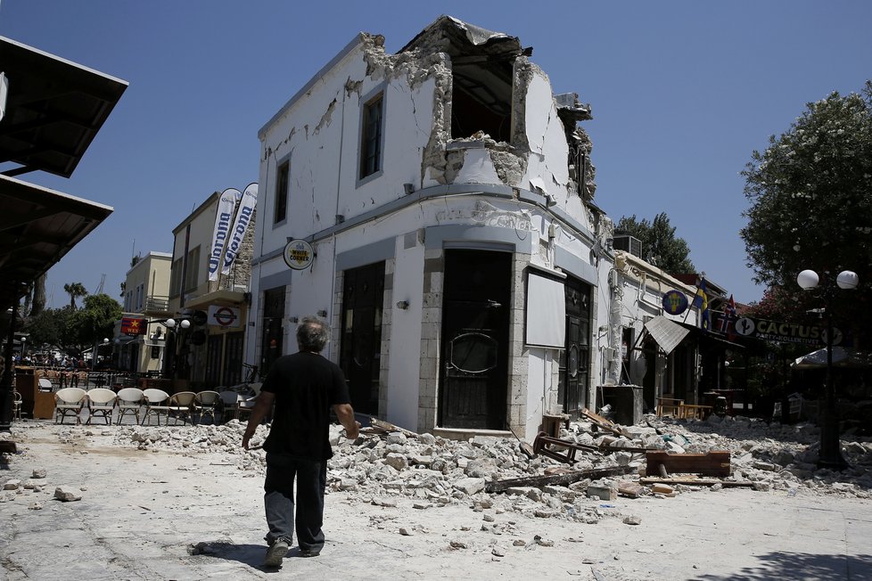 Řecký ostrov Kos postihlo silné zemětřesení