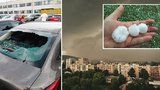 Obří kroupy pustošily Košice: Zničená auta, domy a horentní účet pro pojišťovny