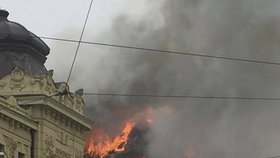 Požár daňového úřadu v Košicích, 27. února 2018