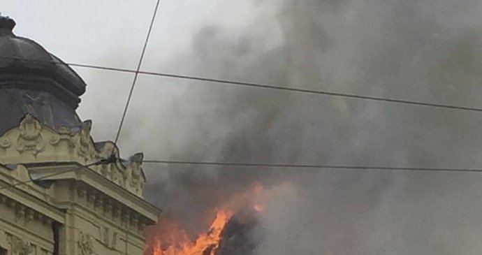 Požár daňového úřadu v Košicích, 27. února 2018