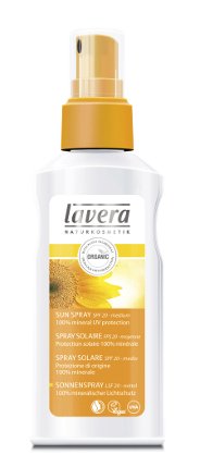 Lavera BIO Opalovací mléko ve spreji SPF 20, 275 Kč, koupíte v síti drogerií DM