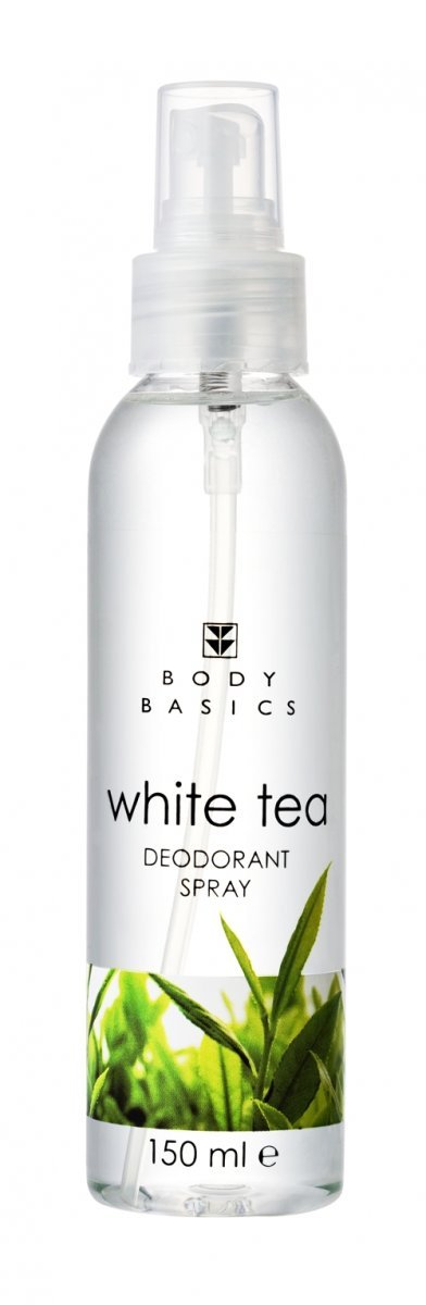 Deodorant ve spreji s výtažky z bílého čaje, White Tea Deodorant Spray, Body Basics, 199 Kč