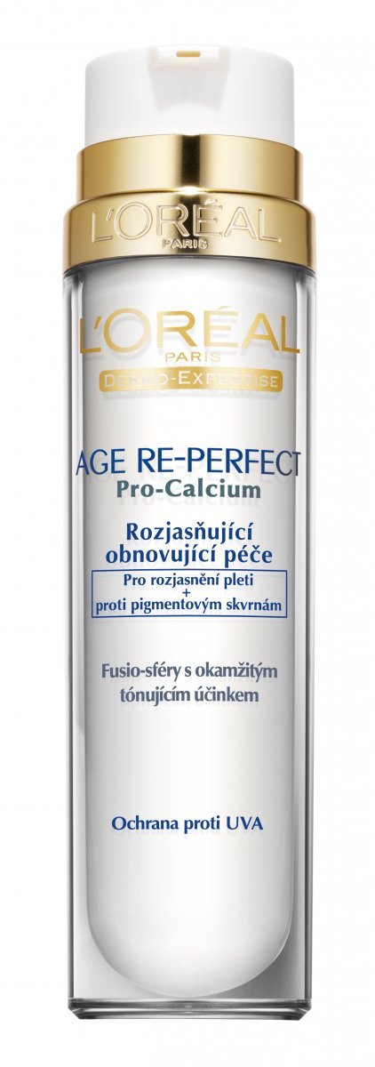 Age Re-Perfect Pro-Calcium rozjasňující obnovující péče, L’Oréal Paris, 399 Kč