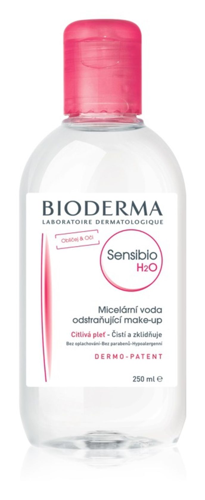 Micelární voda pro citlivou pleť, Bioderma Sensibio H2O, 260 Kč/250 ml