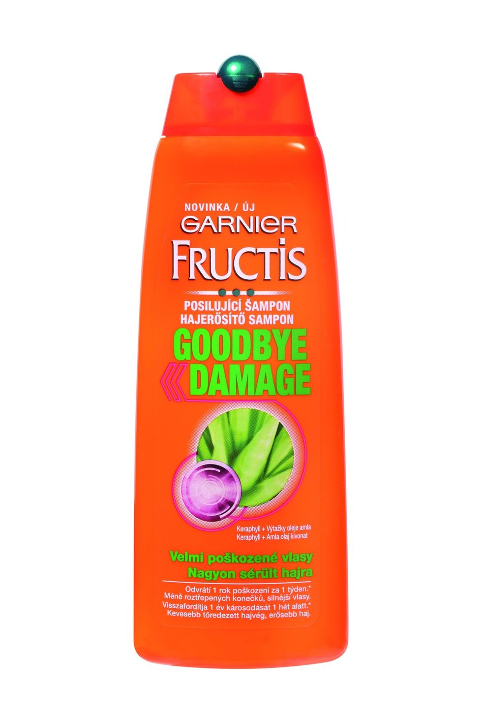 Posilující šampon Goodbye Damage, Garnier, 69,90 Kč.