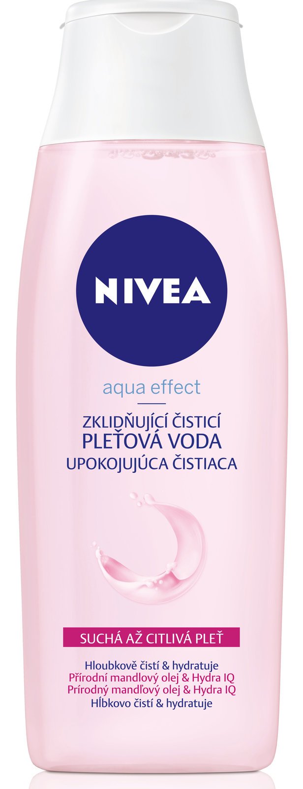 Zklidňující čisticí pleťová voda Aqua Effect, 129,90 Kč