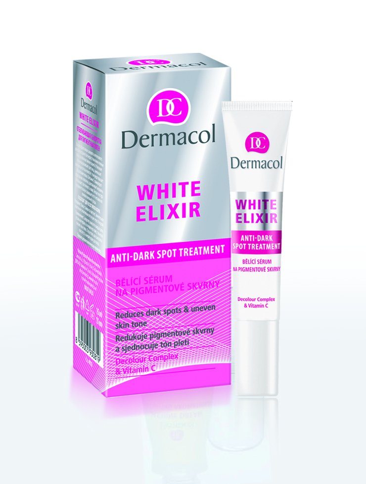 60 let - Bělicí sérum na pigmentové skvrny White Elixir, Dermacol, 249 Kč