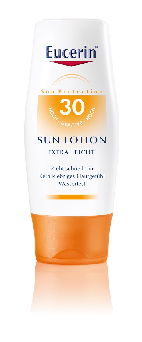 Lehké tělové mléko na opalování s SPF 30, Eucerin, 395 Kč