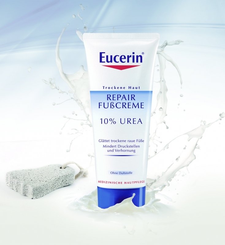Eucerin Regenerační krém na nohy 10% Urea pro extra suchou pokožku, 299 Kč, koupíte v síti lékáren