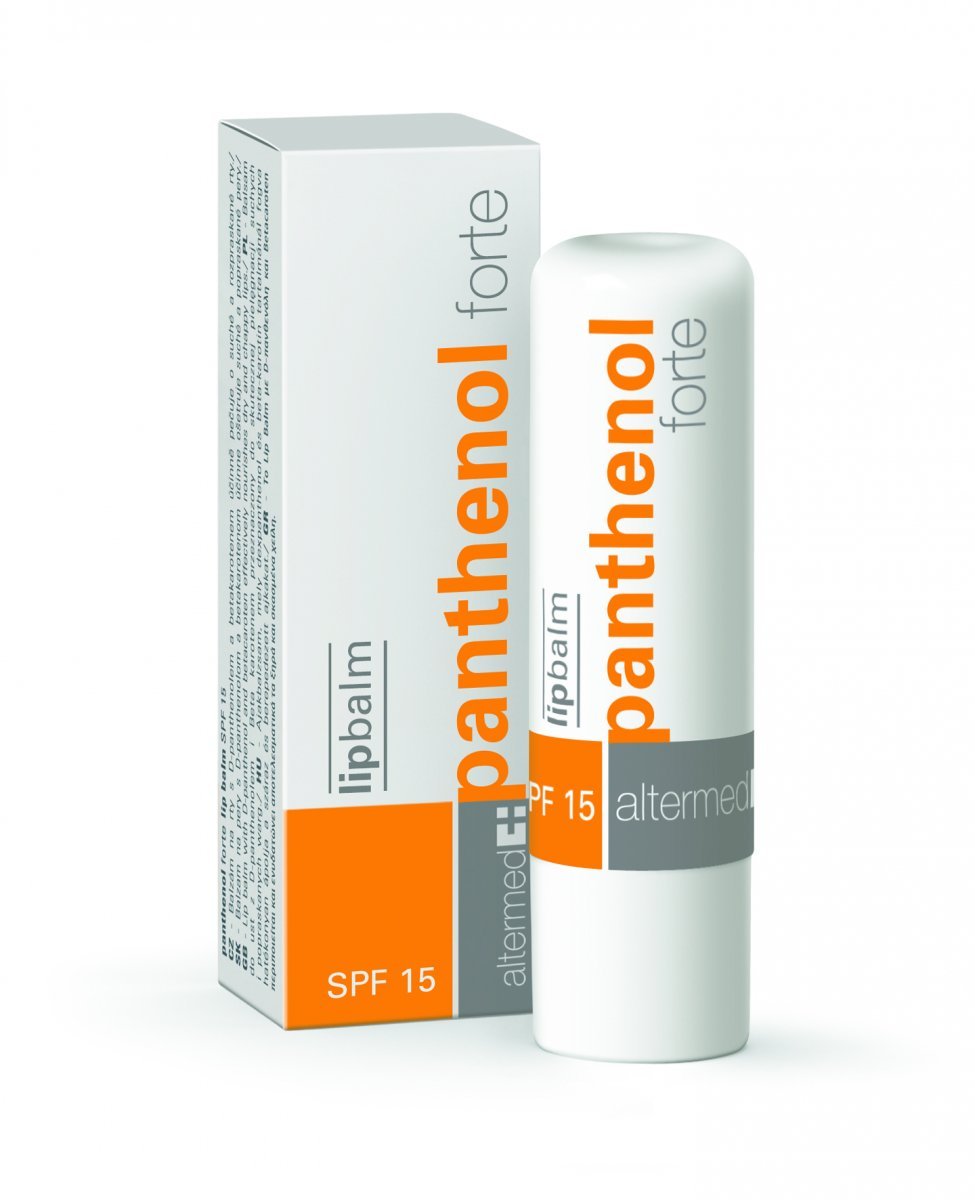 Tyčinka na rty Panthenol FORTE Lip Balm SPF 15, Altermed, 49 Kč