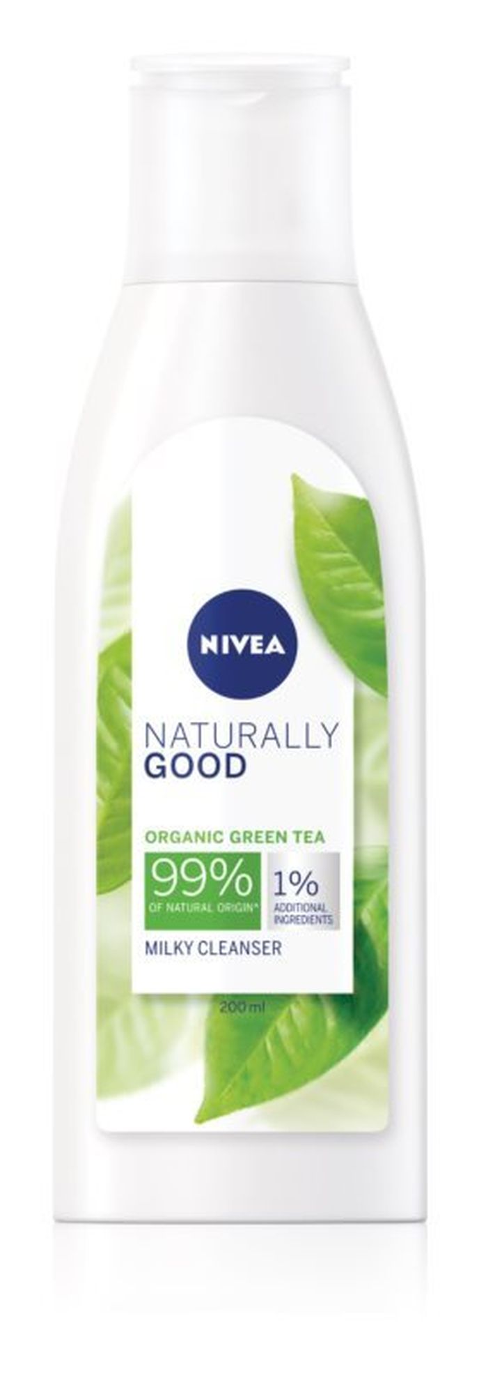 Čistící pleťové mléko Naturally Good, Nivea, 136 Kč/200 ml