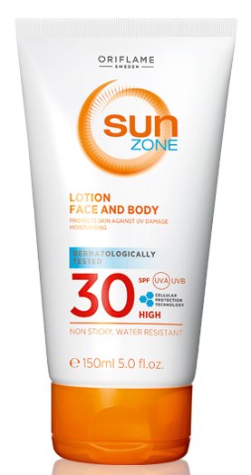 Oriflame Opalovací mléko SPF 30 Sun Zone, 399 Kč, koupíte na www.oriflame.cz