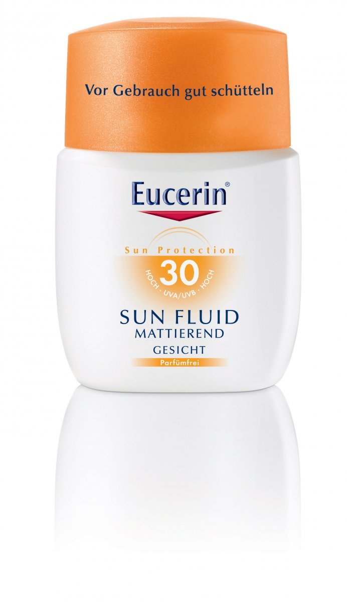 Zmatňující emulze na opalování na obličej SPF 30, Eucerin, 325 Kč