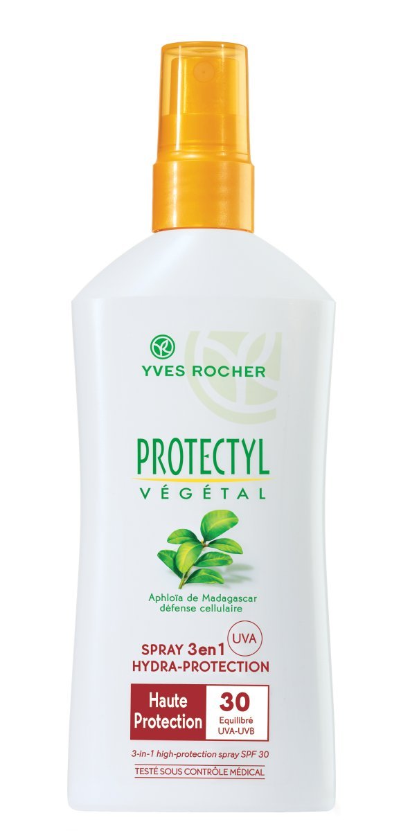 Vysoce ochranný sprej na opalování OF 30, Protectyl Végétal, Yves Rocher, 640 Kč