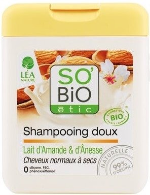 BIO SO´BIO, šampon s obsahem mandlového a oslího mléka, 149 Kč, koupíte v prodejnách Countrylife nebo na www.countrylife.cz