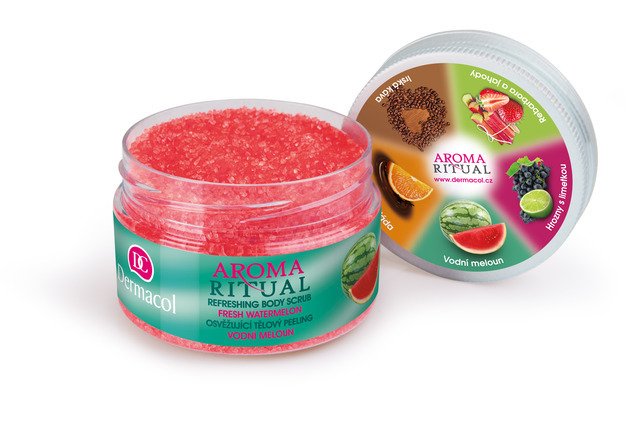 Dermacol Aroma Ritual tělový peeling vodní meloun, 149 Kč, koupíte v prodejnách Dermacol nebo na www.dermacol.cz