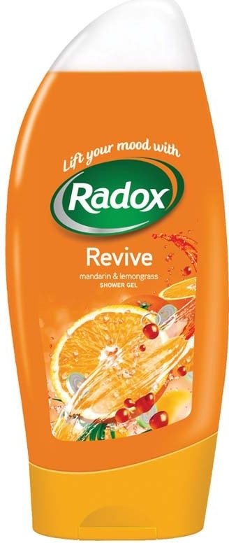 Radox, sprchový gel Revive s mandarinkou, 39 Kč, koupíte v síti drogerií