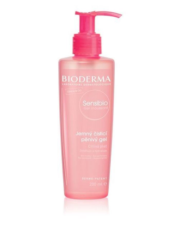 Jemný zklidňující čisticí a odličovací gel, Bioderma, 369 Kč