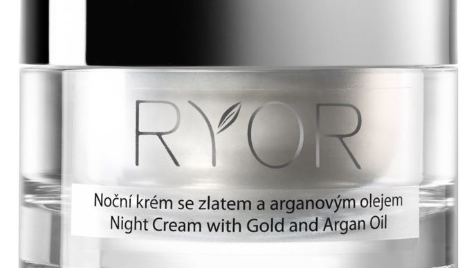 Noční krém se zlatem a arganovým olejem, Argan Care with Gold, Ryor, notino.cz, 395 Kč/50 ml