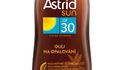 Olej na opalování OF 30, Astrid sun, cca 200 Kč/200 ml