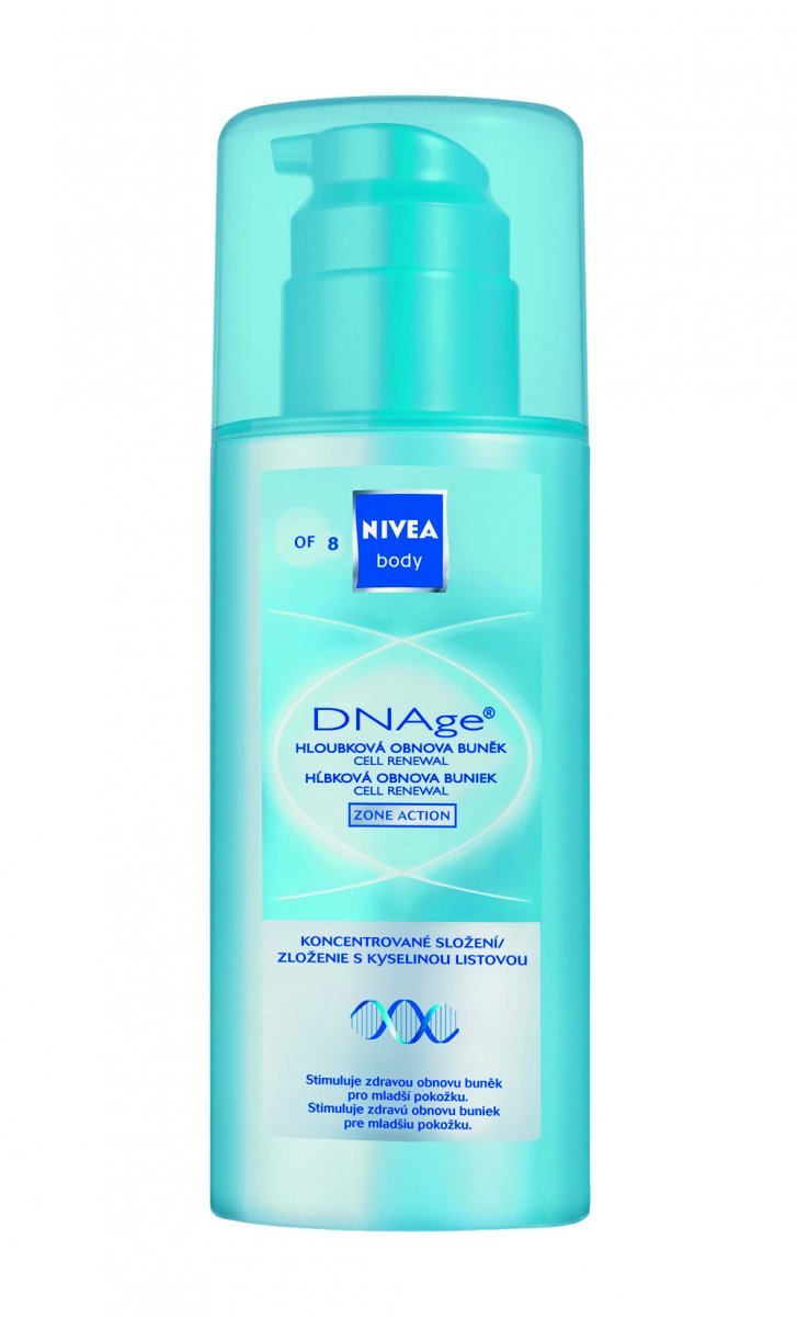 Tělový krém pro omlazení pokožky Zone Action DNAge, Nivea, 240 Kč